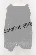 Ozz conte / 肩あきプルオーバー  ブラック O-25-05-26-102-OO-TO-OW-OS