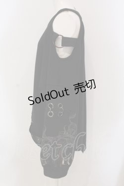 画像2: Ozz conte / 肩あきプルオーバー  ブラック O-25-05-26-102-OO-TO-OW-OS