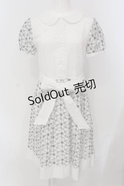 画像1: Jane Marple / フラワードットレースのワンピース M シロ O-25-05-26-105-JM-OP-IG-OS
