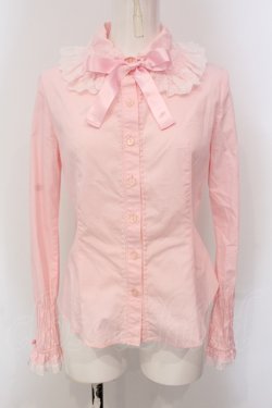 画像1: Angelic Pretty / お袖シャーリングブラウス  ピンク O-25-05-26-106-AP-BL-OW-OS