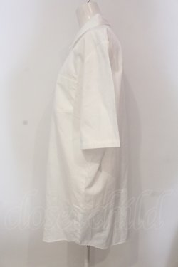 画像2: KMK / バイカラーシャツ  ホワイト×サックス O-25-05-26-108-PU-BL-OW-OS