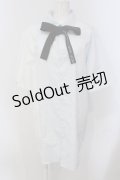 KMK / バイカラーシャツ  サックス×ホワイト O-25-05-26-109-PU-BL-OW-ZS