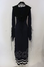 画像3: 【SALE】Melt the lady / ジェリーフィッシュロングワンピース F ネイビー×クロ×シロ O-25-05-26-111-PU-OP-OW-ZT319 (3)
