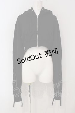 画像1: Melt the lady / レイヤードパーカー F クロ O-25-05-26-112-PU-TO-OW-OS