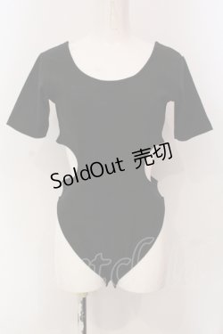 画像1: 【SALE】Melt the lady / ボディスーツ F クロ O-25-05-26-114-PU-TO-OW-ZT210