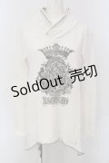 ALGONQUINS / 裾変形プルオーバー F オフホワイト O-25-05-26-125-AL-TO-OW-OS