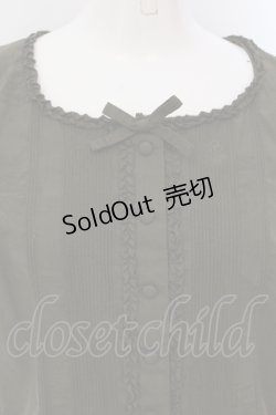 画像2: INGEBORG / カメリアリボンプリントブラウス インナーワンピース セット 4 グリーン O-25-05-26-015-LO-OP-IG-OS