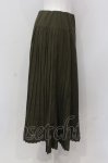 画像2: 【SALE】INGEBORG / カメリアリボンプリントプリーツロングスカート 3 グリーン O-25-05-26-016-LO-SK-IG-ZT270 (2)