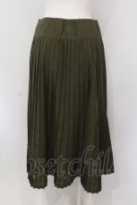 画像3: 【SALE】INGEBORG / カメリアリボンプリントプリーツロングスカート 3 グリーン O-25-05-26-016-LO-SK-IG-ZT270 (3)