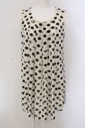 INGEBORG / ドットシフォンノースリーブチュニック 9 オフシロ×クロ O-25-05-26-009-LO-TO-IG-OS