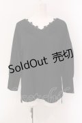 INGEBORG / ドロップショルダーゆるかわカットソー  クロ O-25-05-26-020-LO-TO-IG-ZI