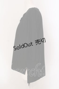 画像3: INGEBORG / ドロップショルダーゆるかわカットソー  クロ O-25-05-26-020-LO-TO-IG-ZI