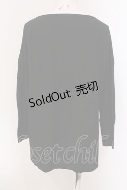 画像4: INGEBORG / ドロップショルダーゆるかわカットソー  クロ O-25-05-26-020-LO-TO-IG-ZI