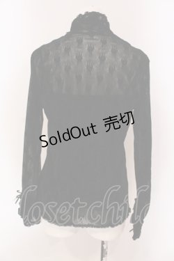 画像3: INGEBORG / ベロア使いシースルートップス 11 クロ O-25-05-26-023-LO-TO-OW-OS