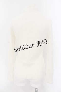 画像3: INGEBORG / フリル使いタートルニット 9号 オフシロ O-25-05-26-025-LO-TO-OW-OS