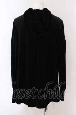 画像3: INGEBORG / フィッシュテールベロアパーカー  クロ O-25-05-26-003-LO-TO-IG-OS