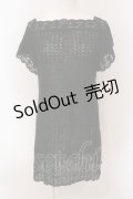 INGEBORG / 透かし編みニットチュニック 9 クロ O-25-05-26-027-LO-TO-OW-OS