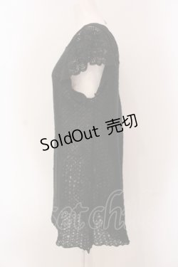 画像2: INGEBORG / 透かし編みニットチュニック 9 クロ O-25-05-26-027-LO-TO-OW-OS
