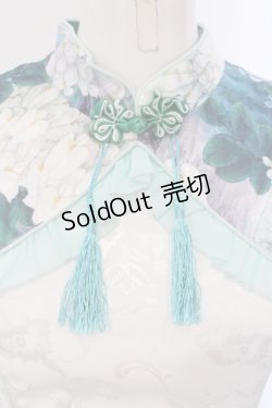 画像2: 云知百里（海外ロリィタ） / チャイナワンピース S ホワイト×ミント O-25-05-26-029-LO-OP-IG-OS