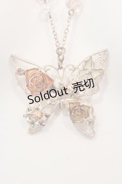 画像2: axes femme / ローズバタフライネックレス  ゴールド O-25-05-27-005-AX-AC-OW-OS