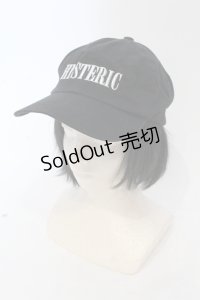 HYSTERIC GLAMOUR / HYSTERIC刺繍 キャップ F ブラック O-25-05-27-007-PU-ZA-YM-OS