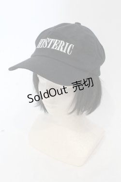 画像1: HYSTERIC GLAMOUR / HYSTERIC刺繍 キャップ F ブラック O-25-05-27-007-PU-ZA-YM-OS