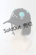 NieR Clothing / 猫耳つきCAP【シエル】キャップ  ブラック×グリーン O-25-05-27-008-PU-AC-IG-OS