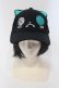 画像2: NieR Clothing / 猫耳つきCAP【シエル】キャップ  ブラック×グリーン O-25-05-27-008-PU-AC-IG-OS (2)
