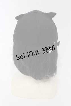 画像4: NieR Clothing / 猫耳つきCAP【シエル】キャップ  ブラック×グリーン O-25-05-27-008-PU-AC-IG-OS
