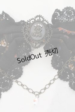 画像2: ALICE and the PIRATES / 天幕裏の赤ずきん柄バレッタ  クロ O-25-05-27-012-PA-AC-OW-ZT208-F002