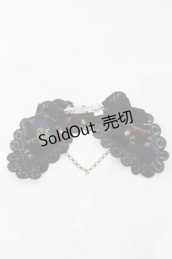 画像3: ALICE and the PIRATES / 天幕裏の赤ずきん柄バレッタ  クロ O-25-05-27-012-PA-AC-OW-ZT208-F002