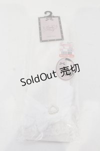 m petit by misako / TTLITCSリボンレース 23-25cm シロ O-25-05-27-016-LO-ZA-IG-OS