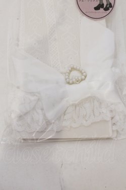 画像2: m petit by misako / TTLITCSリボンレース 23-25cm シロ O-25-05-27-016-LO-ZA-IG-OS