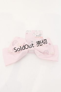 画像1: m petit by misako / AM×マイメロバレッタ  ピンク O-25-05-27-018-LO-AC-IG-OS