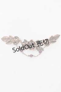 axes femme / 薔薇モチーフクリップ  アンティークゴールド O-25-05-27-022-AX-AC-OW-OS