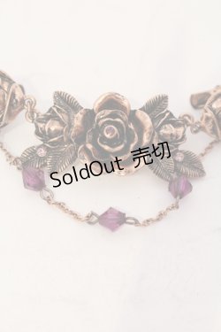 画像2: axes femme / 薔薇モチーフクリップ  アンティークゴールド O-25-05-27-022-AX-AC-OW-OS
