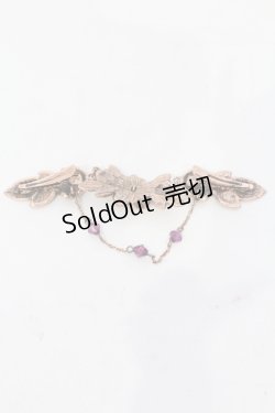 画像3: axes femme / 薔薇モチーフクリップ  アンティークゴールド O-25-05-27-022-AX-AC-OW-OS