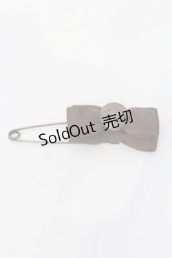 画像1: axes femme / リボンストールピン  ブラウン O-25-05-27-023-AX-ZA-OW-ZT208-F002