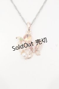 axes femme / バタフライパールネックレス  ピンクゴールド O-25-05-27-003-AX-AC-OW-OS