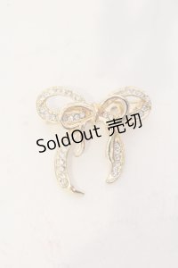 axes femme / リボンブローチ  ゴールド O-25-05-27-027-AX-AC-OW-OS