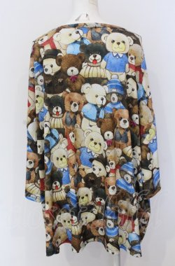 画像2: anko ROCK / レトロテディベア総柄Tシャツ　スーパーヒッグ  マルチ O-25-05-28-040-PU-TO-YM-OS