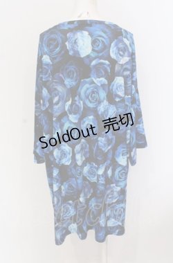 画像2: anko ROCK / 沈むように溶けていくようにTシャツ  ブルー O-25-05-28-041-PU-TO-YM-OS