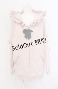 Secret Honey / ハートバックルリボンチャームパーカー  ピンク O-25-05-28-044-CA-TO-IG-OS