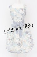 Jane Marple / Precious Cardsのスクエアドレス M サックス O-25-05-28-050-JM-OP-IG-OS