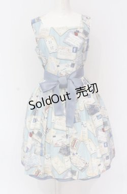 画像1: Jane Marple / Precious Cardsのスクエアドレス M サックス O-25-05-28-050-JM-OP-IG-OS