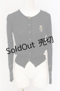 Jane Marple / Keyモチーフのカーディガン M クロ O-25-05-28-053-JM-TO-IG-OS