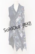 Qutie Frash / 着物チュニック  ブルー O-25-05-28-063-QU-TO-IG-OS