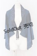 Qutie Frash / 着物ボレロ  ブルー O-25-05-28-066-QU-TO-IG-OS