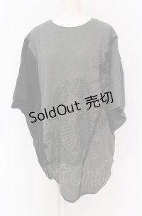 Qutie Frash / チャイナBIGT  グレー×ブラック O-25-05-28-072-QU-TO-IG-OS
