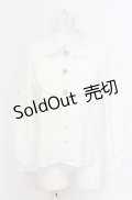 majoretty / ビジューヨークブラウス S シロ O-25-05-28-074-LO-BL-IG-OS